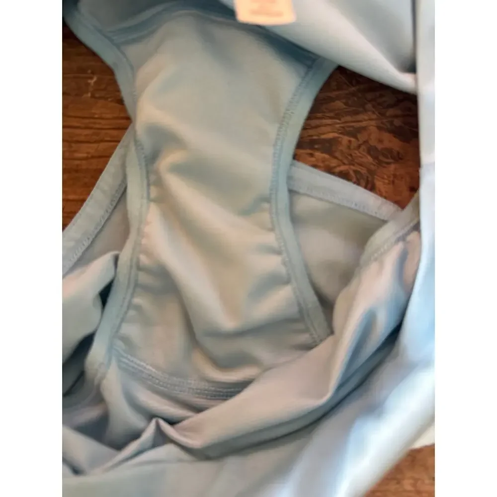 Lululemon baby blue running shorts Size 8